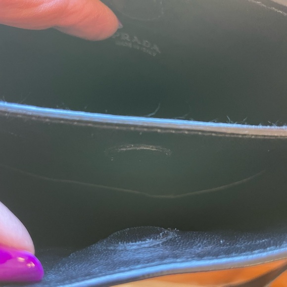 Prada Small Leather Margit Bag Red/Black - Picture 6 of 15